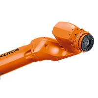Robot industriel KUKA KR 50 R2500-2 à 6 axes avec positionneur d'axe linéaire, boîte de vitesses PLC, moteur - Haute performance pour la palettisation et la manutention