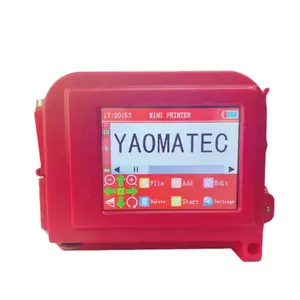 dealer price Yaomatec 25 Languages 12.7MM Portable Mini Printer Handheld Thermal Inkjet Date Printer for Carton Plastic Metal