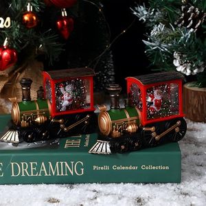 Light-up Christmas Train Snow Globe, <b>Festive</b> Decorative Snow Globe, Battery-powered, for Home Holiday Decor and Christmas <b>Gifts</b>. - Product Image 6