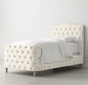 Trang Trí Nội Thất Phòng Gỗ Nền Tảng Giường Với Đầu Giường/Không Có Hộp Mùa Xuân Nữ Hoàng - Product Image 4