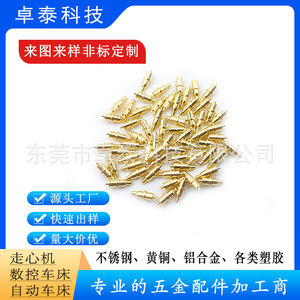 YUAKE Spring-loaded Ejector <b>Pins</b> 00000001 Cylindrical Head Conductive PCB Charging Battery Positioning - Product Image 5