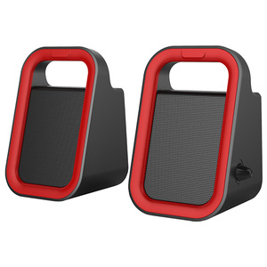 คอมพิวเตอร์เดสก์ท็อปมินิลำโพง 2.0 แชนเนลสเตอริโอ USB ขับเคลื่อนด้วยเสียงคุณภาพสูง ดีไซน์พกพาสะดวก - Product Image 4
