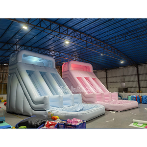 Scivolo gonfiabile personalizzabile della casa di rimbalzo per lo scivolo bianco durevole dei bambini per il <span class=keywords><strong>compleanno</strong></span> delle feste domestiche - Product Image 4