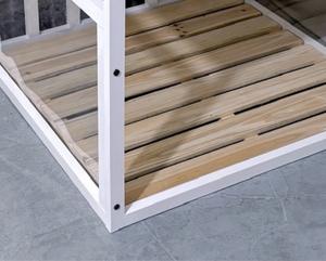 Maßgefertigte Kleine Outdoor Hundehütte aus Holz, Tragbares Haustierhaus aus Bambus mit Abnehmbarer Funktion, Modernes Haustierbett für Katzen - Product Image 3