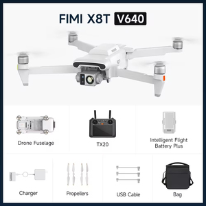 FIMI X8T XT20 Imagerie thermique infrarouge Recherche et sauvetage de nuit Sauvetage post-catastrophe 20KM Transmission vidéo Drone professionnel - Product Image 6