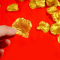 Grosir 100 pcs Kelopak Mawar Kain Non-woven Bunga Mawar Buatan untuk Dekorasi Pernikahan Hari Valentine