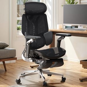 Silla de Oficina/Gaming Ergonómica Moderna <span class=keywords><strong>Hbada</strong></span> E3 Ultra+ Structure Master Mesh 100% Original con Reposapiés - Product Image 1