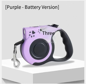 Correa Retráctil Automática para Perros, con LED Reflectante, Recargable por USB, de Plástico, para Razas Pequeñas - Product Image 5