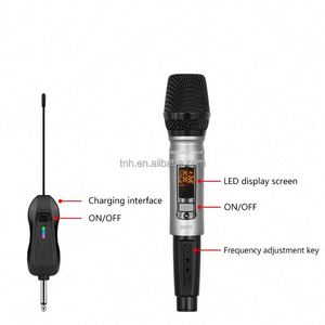 TNH UM- WX70无线手持麦克风，用于教学教堂唱歌通用无线手持麦克风，带可充电接收器 - Product Image 3