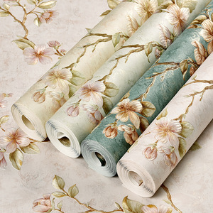 Papel Tapiz Autoadhesivo 3D con Diseño Floral, Removible, Impermeable, Estilo Americano para Sala de Estar, Dormitorio, Pared de TV - Product Image 1