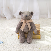 Ours en peluche en tricot créatif mignon pour bébé, jouets pour décoration de mariage et cadeau pour enfants