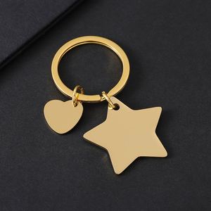 Vente directe de porte-clés personnalisés en acier inoxydable avec petit cœur en relief - Product Image 3