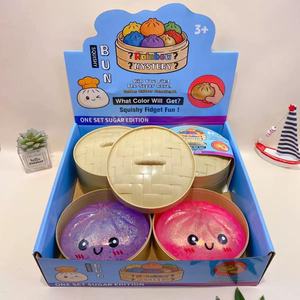 Nouveautés Botu : Jouets Squishy Géants Anti-Stress en Forme de Dumplings Pailletés de 15 cm – Qualité Supérieure - Product Image 1