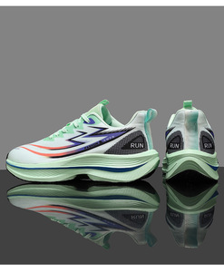 Calzado deportivo transpirable para hombre y mujer, con tecnología de placa de carbono ligera y amortiguadora de impactos, para carreras. - Product Image 1