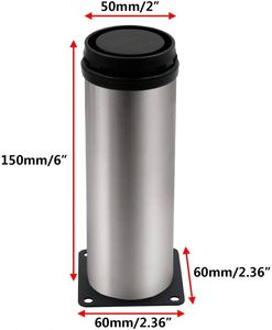 Steel Furniture <b>Legs</b> <b>Adjustable</b> <b>Height</b> Custom Color Hospital & Living Room Use Durable Modern Design - Product Image 3