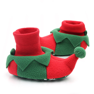 Nouvelles chaussons de Noël pour bébés garçons et filles, chaussons pour tout-petits, rouge - Product Image 4