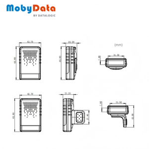 Mobydata RS300BT Mini Lecteur de Code-Barres Sans Fil Portable pour Doigt, Code QR 2D, Mini Lecteur de Code-Barres Sans Fil Portable pour Doigt - Product Image 5