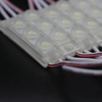 Module LED 3 LED à injection isolée avec mini-lentille, étanche, AC110V 220V, pour enseignes lumineuses publicitaires haute tension