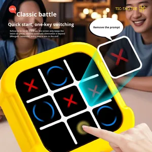 Gioco da Tavolo Multifunzionale in Legno Stile TikTok, Tris Elettronico <span class=keywords><strong>per</strong></span> <span class=keywords><strong>Bambini</strong></span>, Cinque in Fila, Vendita all'Ingrosso - Product Image 2