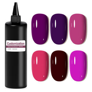 Suministros de uñas privadas Artificial OEM Etiqueta privada Color Soak Off Nali Gel Uv Set Esmalte de uñas 6 colores Nail Art Led Uv Gel - Product Image 3