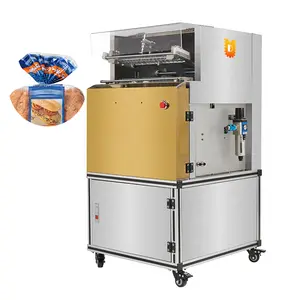 Machine à emballer automatique pour sacs en papier à pain, machine à attacher les sacs à pain, machine à emballer les sacs torsadés à vendre