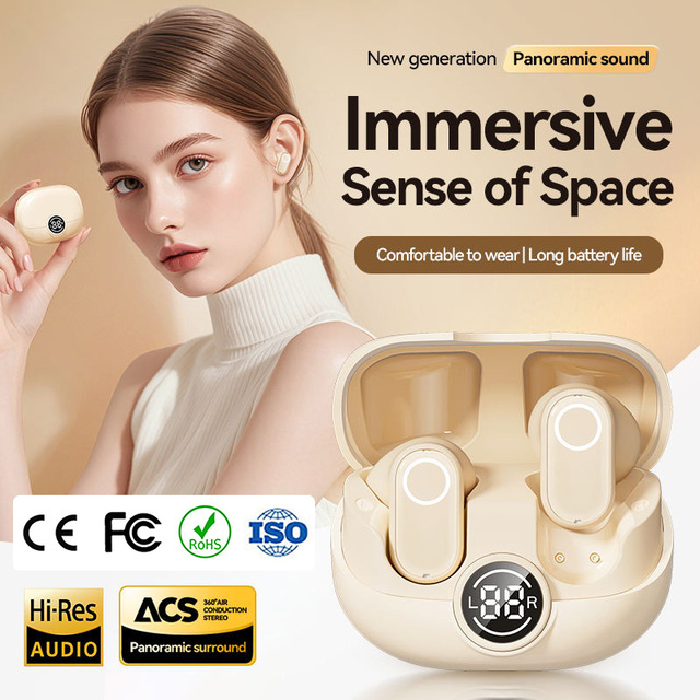 M89 Mini Small Short Handle Wireless Earphones Noise Cancelling Handsfree Call LED Display Tiny Size Invisible Bluetooth Earbuds