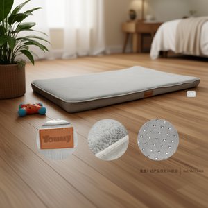 Cuccia per Animali Yommy 80x120x5cm, Materasso in Schiuma Grigia per Cani e Gatti, Comodo Tappetino per Dormire - Product Image 3