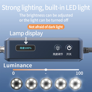 3.2/3.5/3.9mm siêu rõ ràng 720p nội soi ống camera phát hiện lỗ mù có thể được kết nối với màn hình chuyên dụng 10.1 inch - Product Image 3
