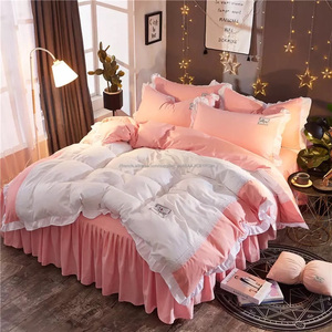 Bedding sets lace Turkey cotton king size bedding sets bamboo - Product Image 4