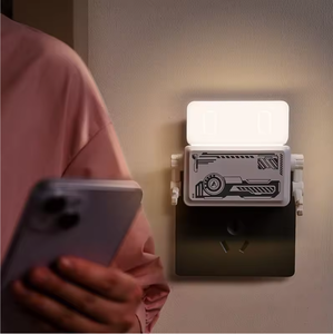 Rechargeable <b>LED</b> Night <b>Light</b> with USB Charging, Remote/Voice Control, 3 Modes, ABS+PC Material, Indoor Nightlight - Product Image 3