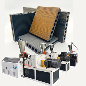 Machine <span class=keywords><strong>de</strong></span> fabrication <span class=keywords><strong>de</strong></span> profilés WPC <span class=keywords><strong>PVC</strong></span> avec extrudeuse bivis conique pour ligne <span class=keywords><strong>de</strong></span> production <span class=keywords><strong>de</strong></span> revêtements <span class=keywords><strong>de</strong></span> sol composites - Product Image 1
