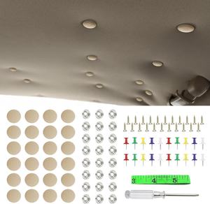 Kit de réparation de toit de voiture 60 pièces, réparation de <span class=keywords><strong>tissu</strong></span> de plafond de véhicule, rivets à pression de toit automatique - Product Image 1