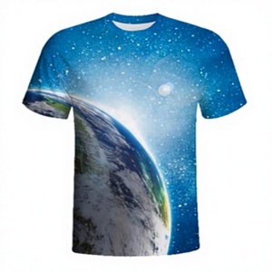 เสื้อยืดผู้ชายพิมพ์ลายแบบซับลิเมชั่น แขนสั้น ผ้าโพลีเอสเตอร์ 100% น้ำหนัก 180 กรัม สวมใส่สบาย แฟชั่นลำลอง - Product Image 2