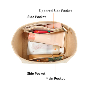 Organizador <span class=keywords><strong>de</strong></span> Bolso <span class=keywords><strong>de</strong></span> Fieltro, Inserto para Bolso, Organizador <span class=keywords><strong>de</strong></span> Cartera, Forro para Bolso Tote, Organizador <span class=keywords><strong>de</strong></span> Cosméticos para Mujer - Product Image 2