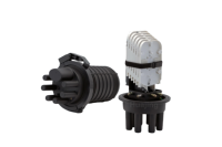 GJS-M7/RS-AS Type de dôme de haute qualité 4 en 4 sorties 96 144 noyaux 1x16 1x32 boîte de joint de fibre + séparateur + distribution + fibre de boîte