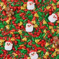Christmas Sugar Sprinkles cuentas de azúcar comestibles decoradores de pasteles NUEVO MODELO