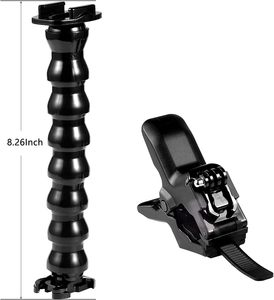 Brazo universal de abrazadera fuerte a precio de fábrica con montaje de mordazas de cuello ajustable de <span class=keywords><strong>7</strong></span> Secciones para Cámara de Acción <span class=keywords><strong>Gopro</strong></span>/DJI/Insta360 - Product Image 2