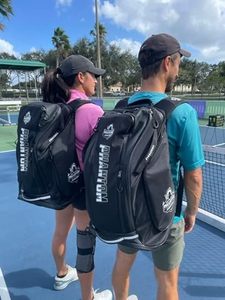 Free Sample High Quality Adjustable <b>Lightweight</b> Crossbody Sling Bag <b>Backpack</b> for Pickleball Tennis Sports Travel - Product Image 4