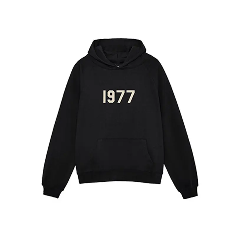 Sweat-shirt à capuche pour hommes, à la mode, FOOG essential, nouvelle saison, Style américain, imprimé floqué, nouvelle collection 1977