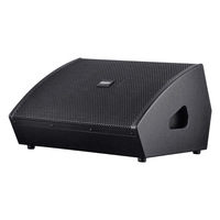Enceinte de scène passive professionnelle en bois de 15 pouces pour événements et mariages, avec système d'écoute inversée 2.0 canaux stéréo 450W/1800W, pour installation au sol