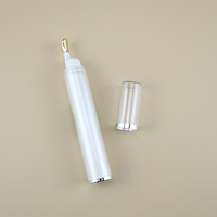 Bouteille de sérum pour les yeux en acrylique à double paroi de 10ml 15ml, applicateur de crème pour les yeux, sans air, avec tube, pour lotion