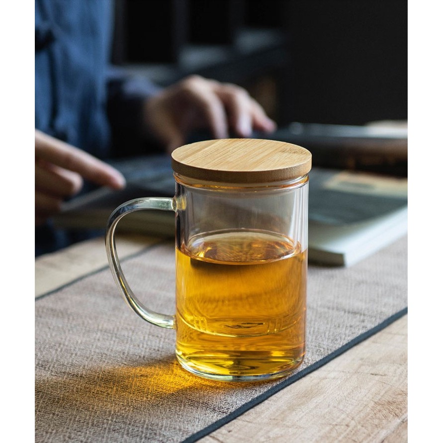 Straight-legged Mug (Wooden Lid)