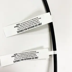 Индивидуальные слезоточикие Сертификация UL виниловые наклейки с серийным номером штрих-код Кабельные Этикетки электрические приборы этикетки листы