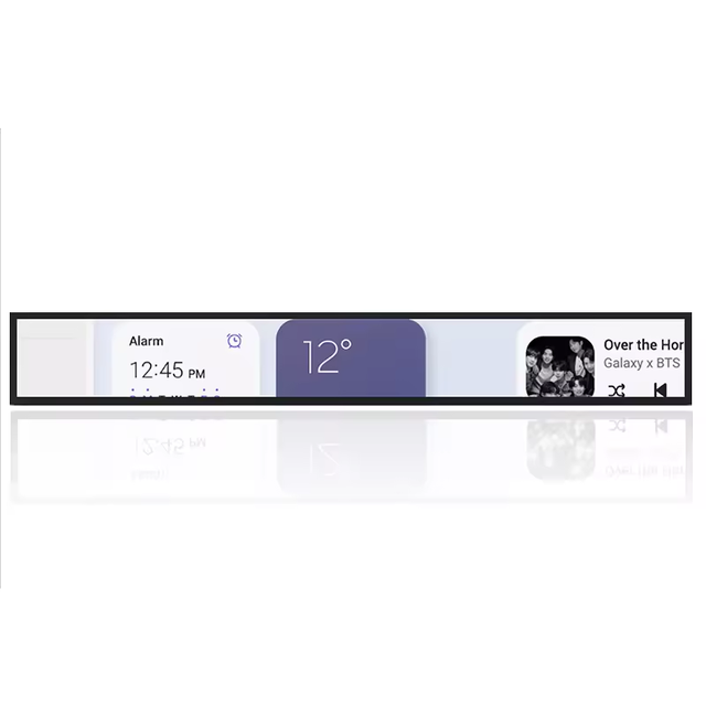 Customized 13 13.4 Inch Supermarket Shelf Strip LCD Screen Ultra Wide Stretched Bar Display Digital Signage Showing Pricing