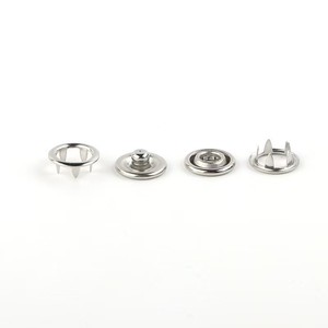 Nhà Máy Giá Hollow 5-Claw Đinh tán Nút cho hàng may mặc, Brass sắt thép không gỉ Snap Nút - Product Image 3