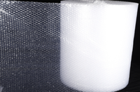 Film bulle double face imperméable en PE avec adhésif en caoutchouc pour l'emballage extensible et la fermeture de cartons