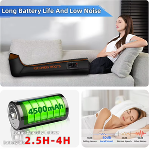 Stivali da massaggio ricaricabili Eveekon, stivali da massaggio professionali per il recupero delle gambe, stivali da massaggio per il riscaldamento delle gambe da viaggio per il Relax sportivo - Product Image 3