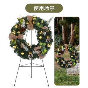 Triangular Floral Foam Stand Circular Garden <b>Flower</b> Holder With Phenolic Resin Base For Outdoor Plant Support - Product Image 3