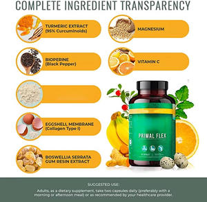 OEM primordiale <span class=keywords><strong>Flex</strong></span> complemento articolare capsule <span class=keywords><strong>Flex</strong></span> primordiale con collagene curcuma Boswellia e Ashwagandha - Product Image 2