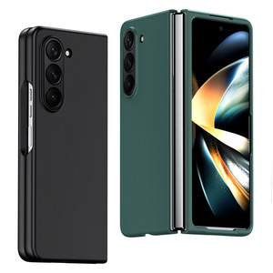 Venta al por mayor <span class=keywords><strong>de</strong></span> fábrica 2023 Z Fold 5 funda <span class=keywords><strong>de</strong></span> teléfono mate <span class=keywords><strong>de</strong></span> lujo colorido PC TPU funda <span class=keywords><strong>de</strong></span> piel suave para <span class=keywords><strong>Samsung</strong></span> Z Fold 5 cubierta - Product Image 1